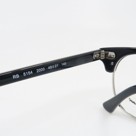 Ray-Ban RB 5154 2000 Clubmaster Black-Silver - Picture 6 of 7